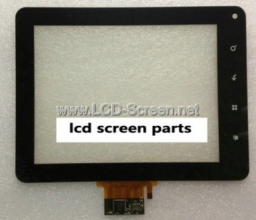 8" Touch Screen Glass For M82VG+Tracking ID